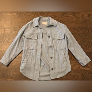 Everlane Light Blue Shirt Jacket